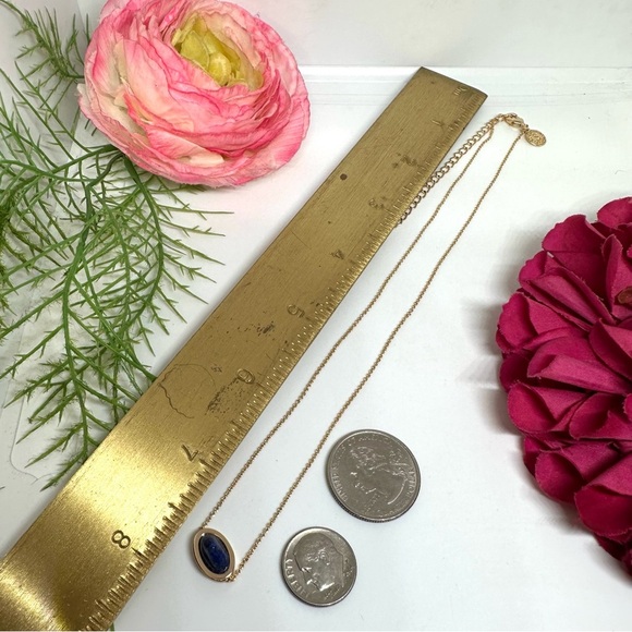 NEW⚜️ Lapis Lazuli Drop Pendant Necklace - Picture 10 of 11